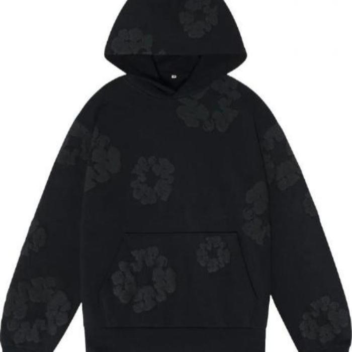 Denim Tears All Black Hoodie - LuxuryLineBG