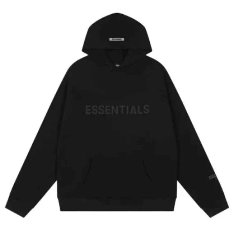 FOG Essentials Black Hoodie - LuxuryLineBG