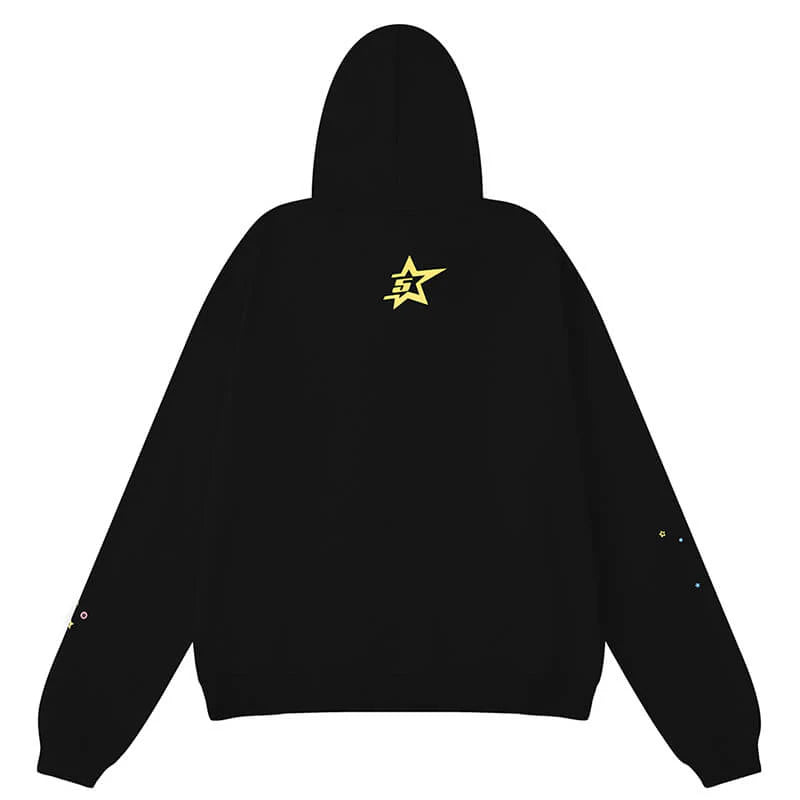 Sp5der Black Pink Hoodie - LuxuryLineBG