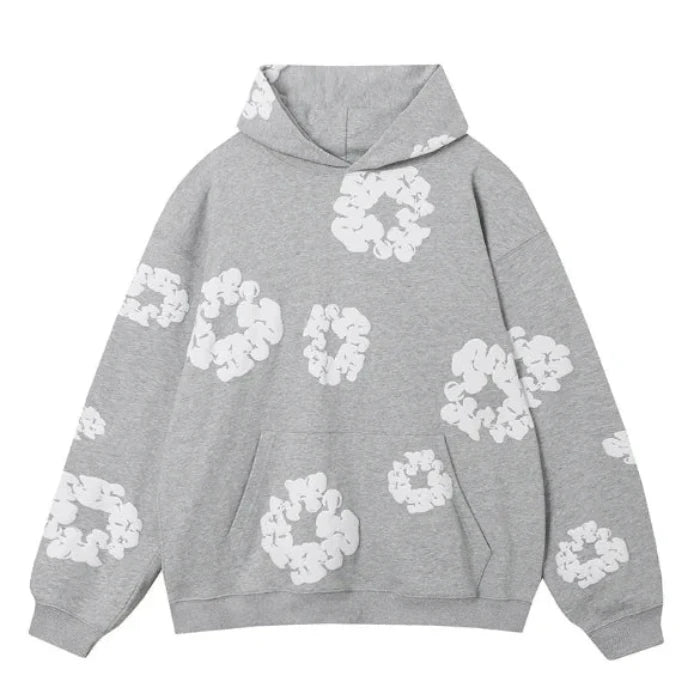 Denim Tears Grey Hoodie - LuxuryLineBG