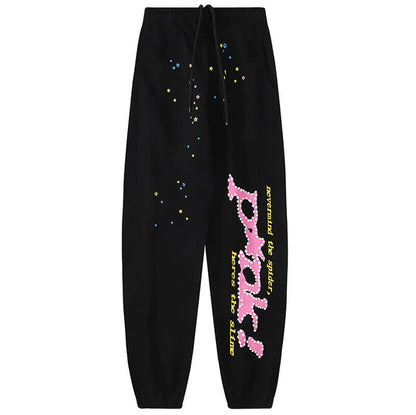 Sp5der Black Pink Pants - LuxuryLineBG